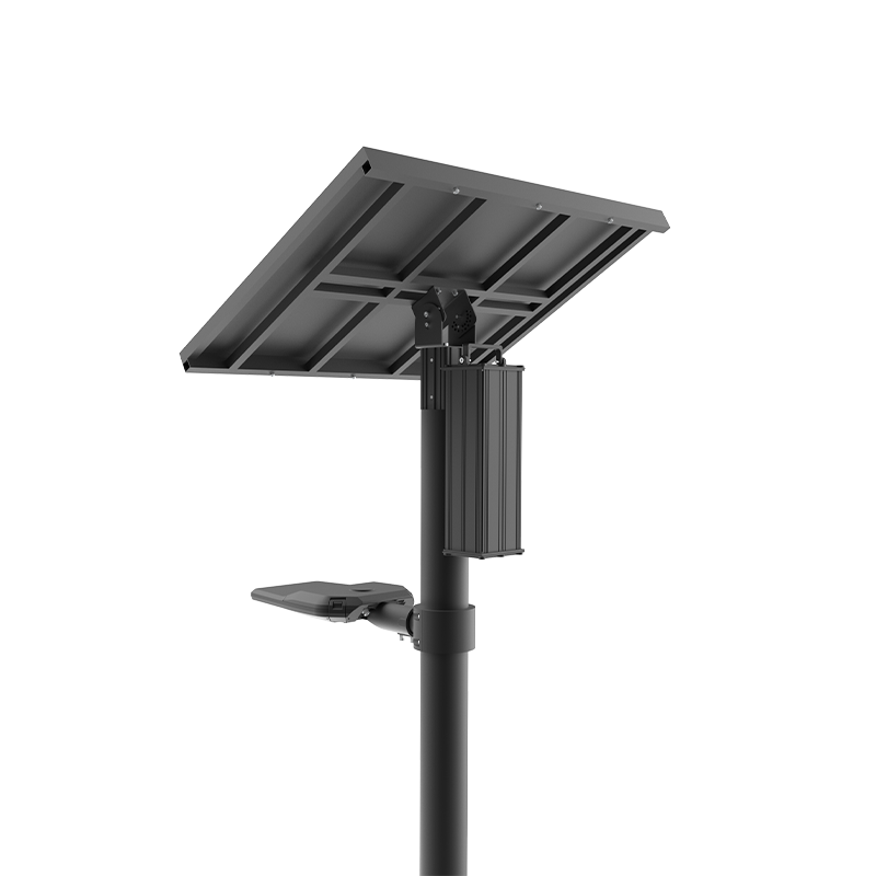 Farola solar de tipo dividido