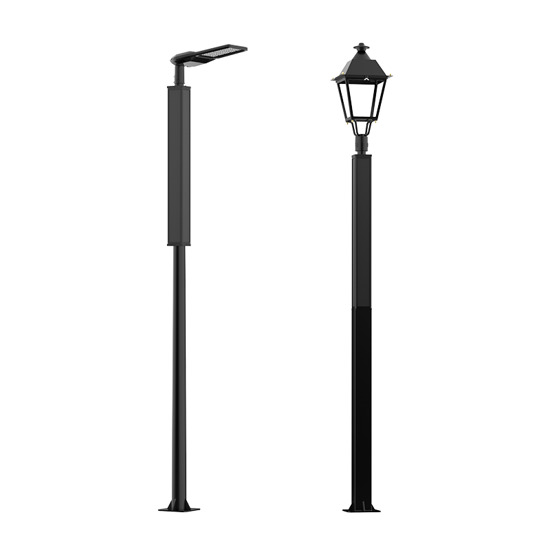 Módulo solar cuadrilátero plegable con polo de cobertura extendido