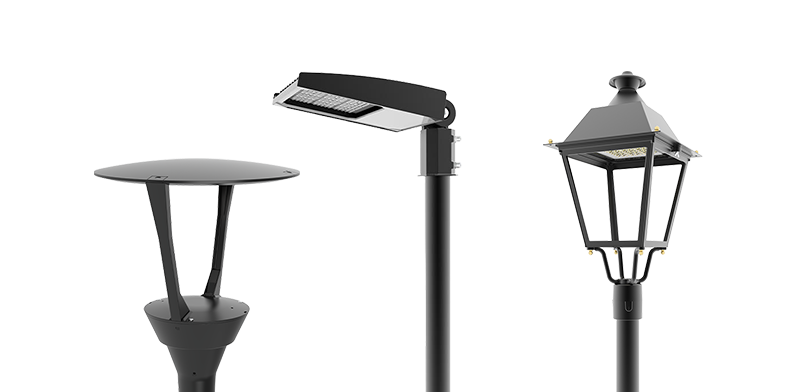 Luces de poste de jardín